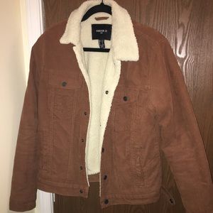 Fur Lined Corduroy Jacket
